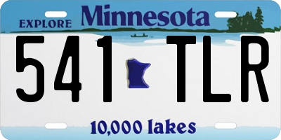 MN license plate 541TLR