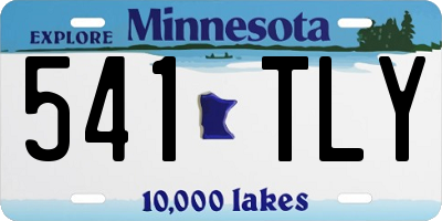 MN license plate 541TLY