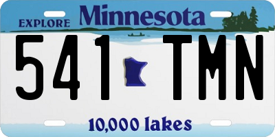 MN license plate 541TMN