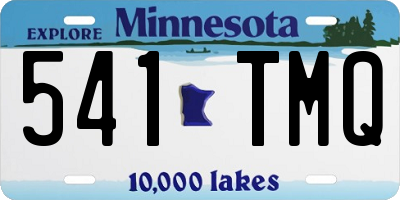 MN license plate 541TMQ