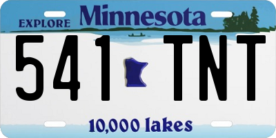 MN license plate 541TNT