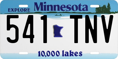 MN license plate 541TNV