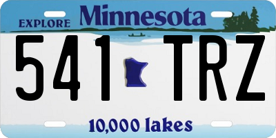 MN license plate 541TRZ