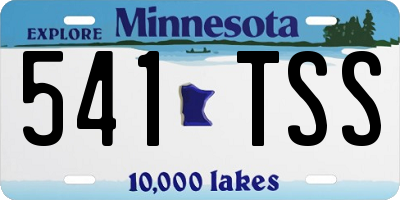 MN license plate 541TSS