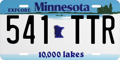 MN license plate 541TTR