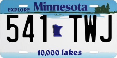 MN license plate 541TWJ