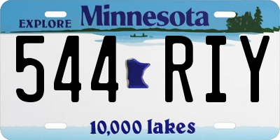 MN license plate 544RIY