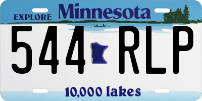 MN license plate 544RLP