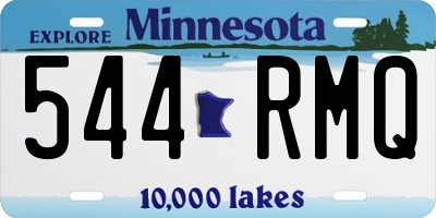 MN license plate 544RMQ