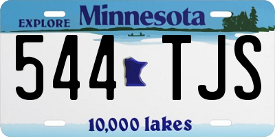 MN license plate 544TJS