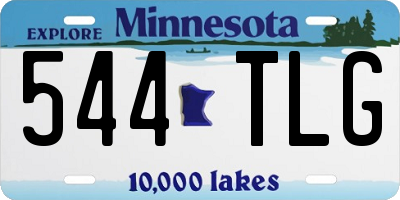 MN license plate 544TLG
