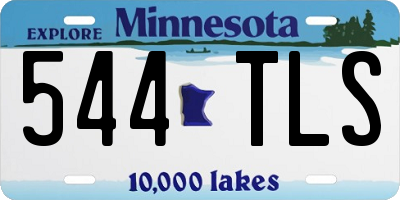 MN license plate 544TLS