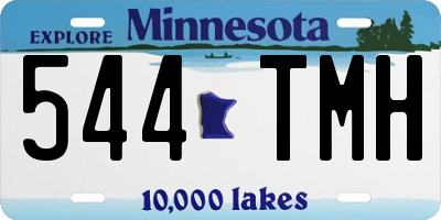 MN license plate 544TMH