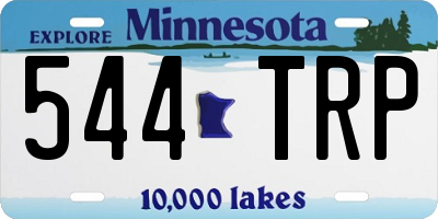 MN license plate 544TRP