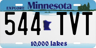 MN license plate 544TVT