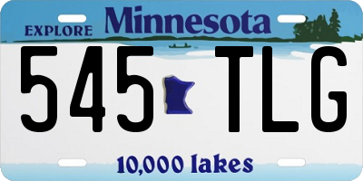 MN license plate 545TLG