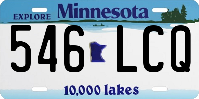 MN license plate 546LCQ