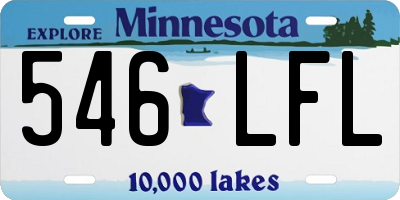 MN license plate 546LFL