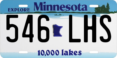 MN license plate 546LHS
