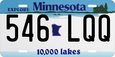 MN license plate 546LQQ