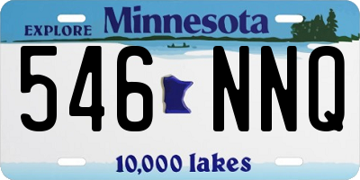 MN license plate 546NNQ
