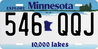 MN license plate 546QQJ