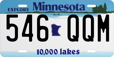 MN license plate 546QQM