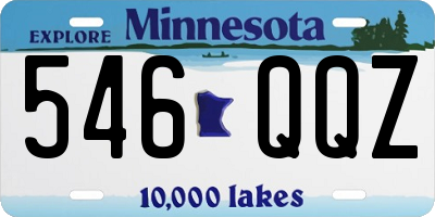 MN license plate 546QQZ