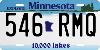 MN license plate 546RMQ