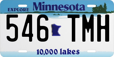 MN license plate 546TMH
