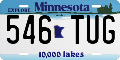 MN license plate 546TUG