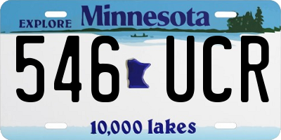MN license plate 546UCR