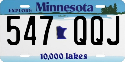 MN license plate 547QQJ