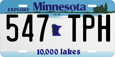 MN license plate 547TPH