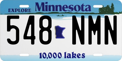 MN license plate 548NMN