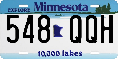 MN license plate 548QQH