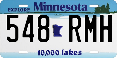 MN license plate 548RMH