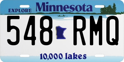 MN license plate 548RMQ