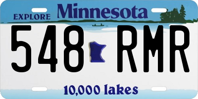 MN license plate 548RMR