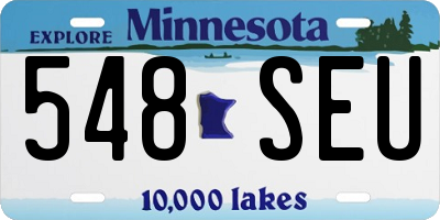 MN license plate 548SEU
