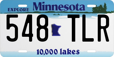 MN license plate 548TLR