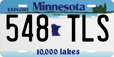 MN license plate 548TLS