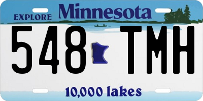 MN license plate 548TMH