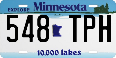 MN license plate 548TPH