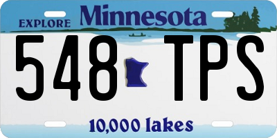 MN license plate 548TPS