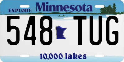 MN license plate 548TUG