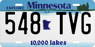 MN license plate 548TVG