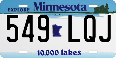 MN license plate 549LQJ
