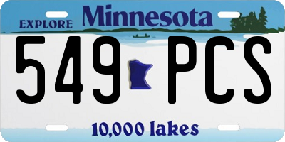 MN license plate 549PCS