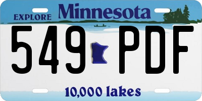 MN license plate 549PDF